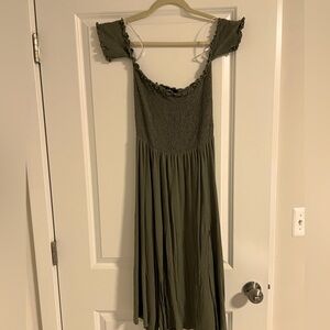 Lulus View From the Meadow Off the Shoulder Dress